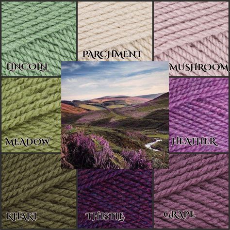 Heather Colours mood board | Yarn color combinations, Yarn colors, Yarn color combinations ...