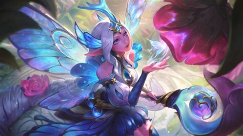 LoL Faerie Court Soraka Skin Details - GameRiv