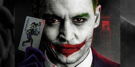 Johnny Depp Becomes The Joker In New Fan Art | Screen Rant