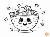 Cereal Coloring Page For Kids  Free Printable Pages sketch template
