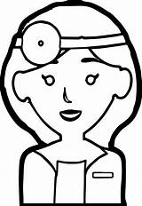 Woman Doctor Coloring Page  Wecoloringpagecom sketch template