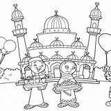 Muslim Ramadan Coloring Pages  Free Printable sketch template