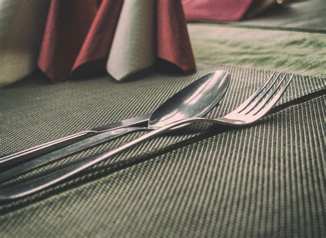FREE IMAGE: Cutlery in a restaurant | Libreshot Public Domain Photos