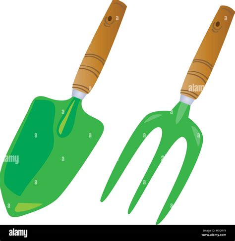 Garden Tools Cartoon Images : Gardening Tools Garden Vector Set ...