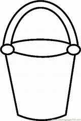 Bucket Coloring Page  Home sketch template