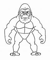 King Kong Coloring Pages Free Printable PDF sketch template