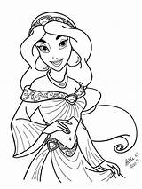 Jasmine Coloring Page Free Printable  Home sketch template