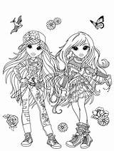 Moxie Girlz Coloring Pages Sketch Page sketch template