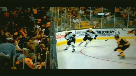 Breaking Some Glass GIF - NHL Hockey Big Hit - Discover & Share GIFs