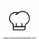 Chefs Hat Coloring Pages  Ultra sketch template