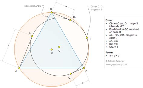 Geometry Problem 1276: Equilateral Triangle, Circumcircle, Internally ...