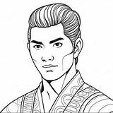 Gojo With Black Hair Coloring Page  Pagescom sketch template