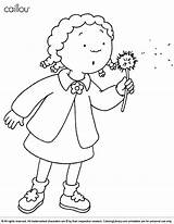 Caillou And Sarah Coloring Pages sketch template