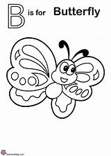 Letter B Printable Coloring Pages sketch template