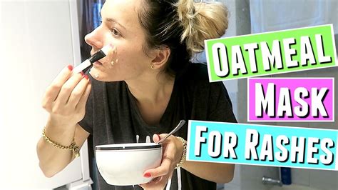 DIY OATMEAL MASK FOR RASH OR ECZEMA | FACE MASK - YouTube