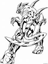 Bakugan Tigres Coloring page Printable sketch template