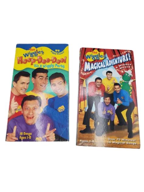 THE WIGGLES VHS Lot of 2 - Hoop-Dee-Doo! & Magical Adventure! EUR 14,72 - PicClick FR