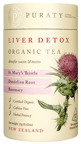 LIVER DETOX ORGANIC TEA 12g – Puraty Organic Teas NZ