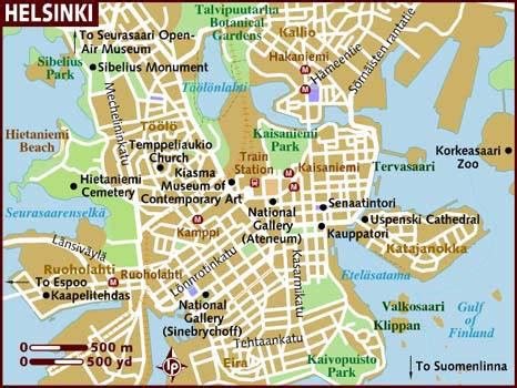 0: The Map of Helsinki, Finland used to simulate the behaviours of Nodes. | Download Scientific ...