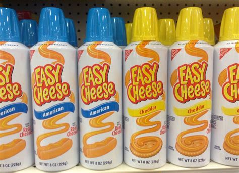 Nabisco Easy Cheese | Nabisco Easy Cheese American and Chedd… | Flickr