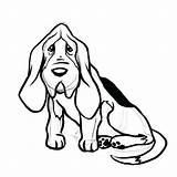 Hound Dog Coloring Pages At GetColoringscom  Free Printable Colorings sketch template