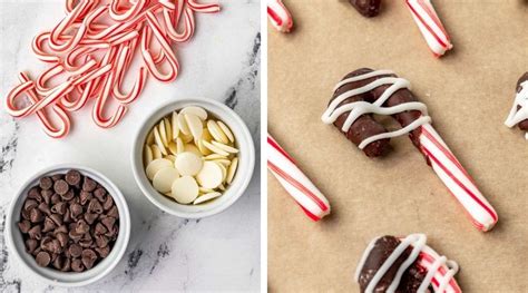 Chocolate Dipped Candy Canes Recipe - Dinner, then Dessert