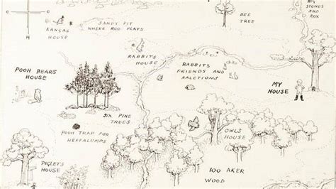 Original 1926 Winnie-the-Pooh map sells for record £430,000 - BBC News