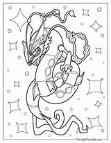 20 Rayquaza Coloring Pages Free PDF Printables sketch template
