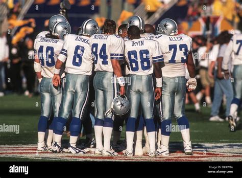 1996 Super Bowl XXX, Dallas Cowboys vs.Pittsburgh Steelers Stock Photo ...