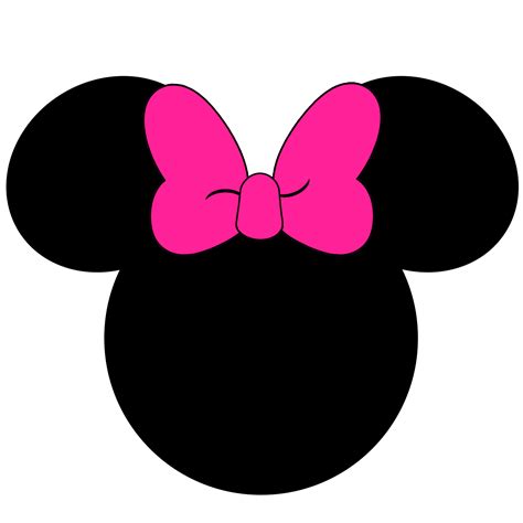 Minnie Mouse Head Outline Clip Art