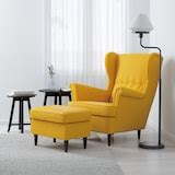 STRANDMON Wing chair, Skiftebo yellow - IKEA