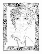 Flapper Girls Colouring Pages Sketch Coloring Page sketch template