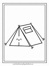 Camping Coloring Pages  Cute For Kids sketch template