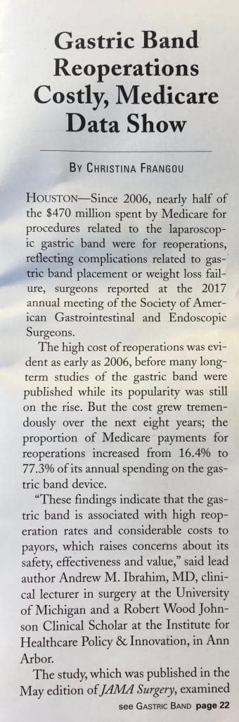 Gastric Band Complications - DSSurgery