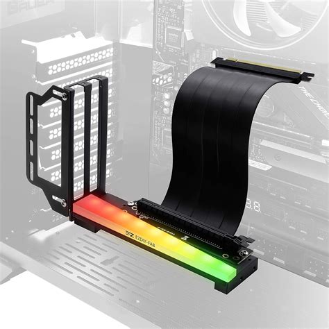 EZDIY-FAB Vertical Graphics Card Holder Bracket With ARGB 5V 3Pin LED ...