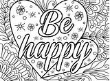 Happy Coloring Pages Emotions Girl Feeling Kids Boy Person Printable  sketch template