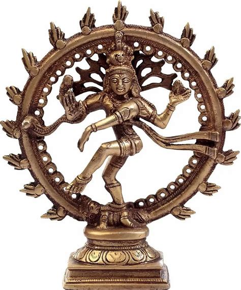 Gold Polished Bronze Natraj Statue, For Exterior Decor at best price in Jaipur