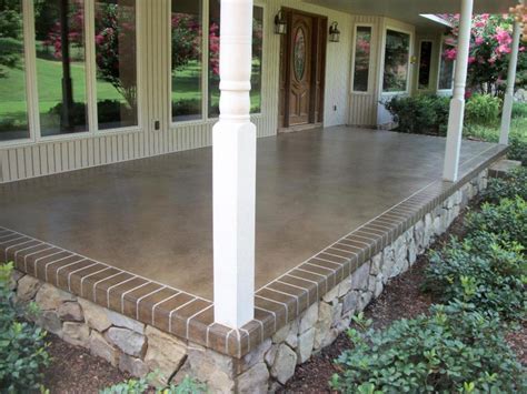 front porch flooring ideas over concrete - Delmer Turley