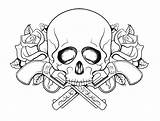 Skull Coloring Pages For Adults  Best Kids sketch template