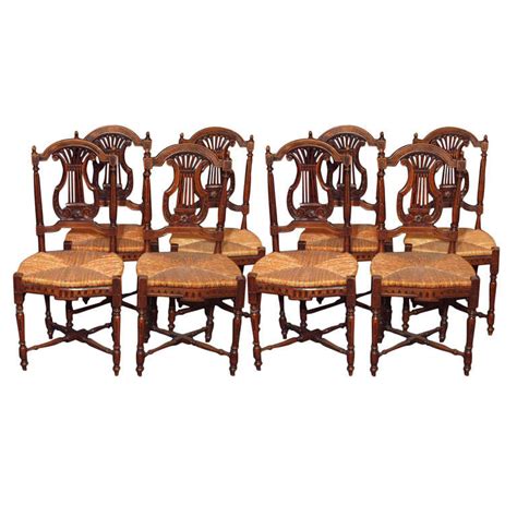 Set of 8 Antique French Country Dining Room Chairs at 1stDibs | antique ...