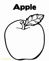 Apple Coloring Pages For Kindergarten At GetDrawings  Free Download sketch template