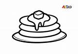 Pancakes  Free Printable coloring pages sketch template