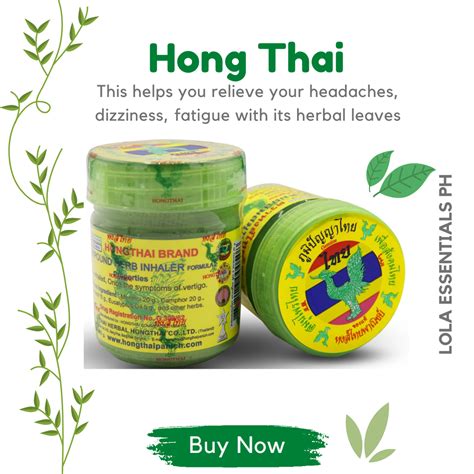 Hong Thai Herbal Inhaler Thailand | Lazada PH