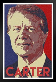 Laminated President Jimmy Carter Pop Art Presidential Portrait Face Artwork Democrat Democratic ...