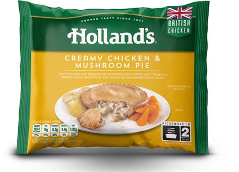 Download Creamy Chicken Pie - Holland's 2 Potato & Meat Pies - Full Size PNG Image - PNGkit