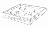 Sandbox Coloring Pages Sketch Page sketch template