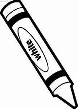 Bold White Crayon Coloring Page  Coloring Pages For Boys sketch template