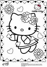 10 Valentines Day Hello Kitty Coloring Pages  Craze sketch template