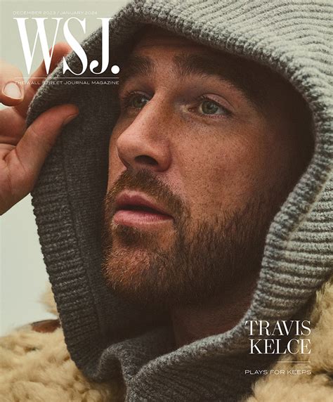 Travis Kelce Covers WSJ. Magazine December / January Issue