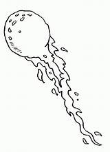 Meteor Coloring Pages  Coloringkidsorg sketch template